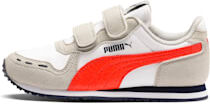 Puma Cabana Racer SL V PS Baby Sneaker Schuhe Für Kinder   Mit Aucun   Weiß/Grau   Größe: 32