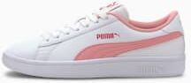 Puma Smash v2 Youth Sneaker Schuhe Für Kinder   Mit Aucun   Weiß/Rosa   Größe: 40