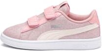 Puma Smash v2 Glitz Glam Kids Mädchen Sneaker Schuhe   Mit Aucun   Weiß/Rosa   Größe: 33