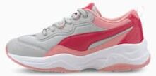 Puma Cilia Cheetah Youth Mädchen Sneaker Schuhe   Mit Aucun   Weiß/Rosa/Grau   Größe: 39