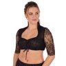 Marjo Dirndlbluse - GLORIA-EMMA, Schwarz, 50-Damen