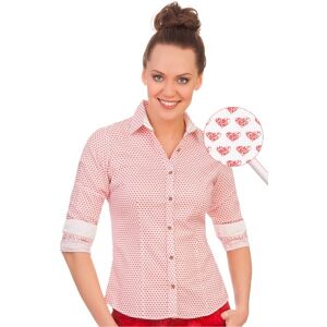 Pure Trachtenbluse - DARLINE, Rot, S-Damen