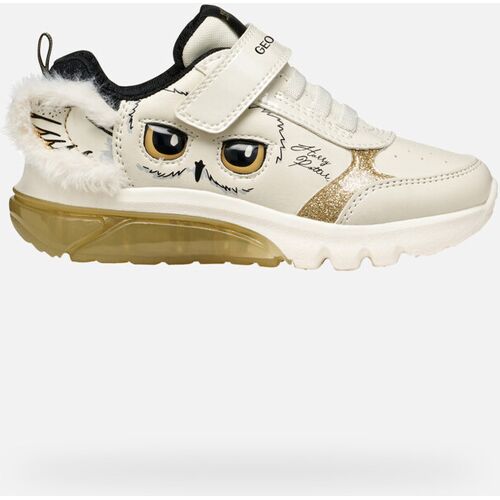 GEOX Schuhe Ciberdron Junior Hellelfenbein/platin female 32