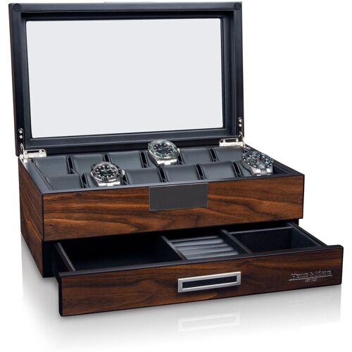 Heisse & Söhne Uhrenbox Vegas 12+ - Ebony
