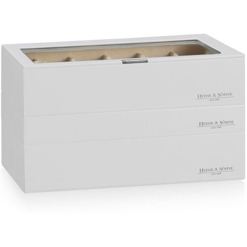 Heisse & Söhne Schmuckkästchen Set Mirage XL - Leder Sand
