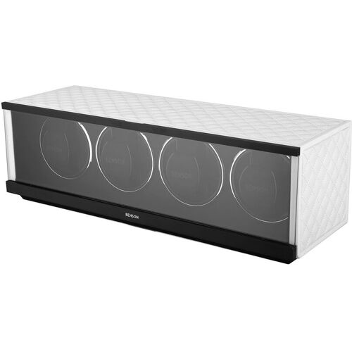 Benson Watchwinders Uhrenbeweger Swiss Series 4.20 - Leder Weiss