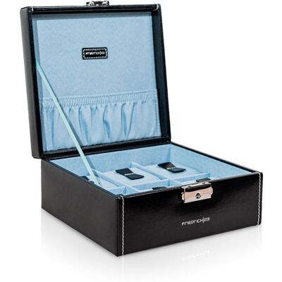 Friedrich23 Uhrenkoffer Bond für 6 Uhren - Schwarz Friedrich23 Uhrenkoffer Bond für 6 Uhren - Schwarz