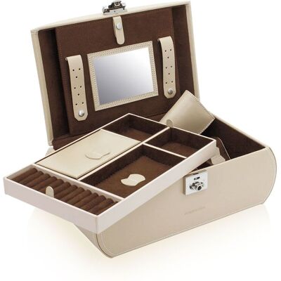 Friedrich23 Schmuckkoffer Cordoba Flach - Beige Friedrich23 Schmuckkoffer Cordoba Flach - Beige