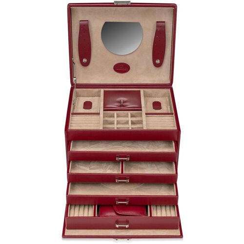 Windrose Schmuckkästchen Merino 13 - Rot