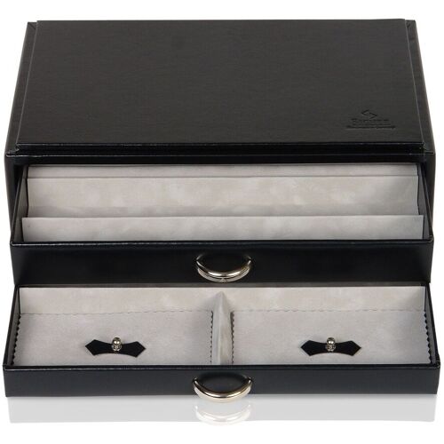 Sacher Schmuckkästchen Vario / Perlenketten- & Ringbox - Schwarz