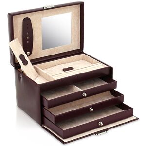 Friedrich23 Schmuckkoffer Classico - Burgund Friedrich23 Schmuckkoffer Classico - Burgund