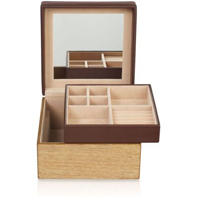 Windrose Schmuckkästchen Wood - Schmuckkasten klein - Braun Windrose Schmuckkästchen Wood - Schmuckkasten klein - Braun