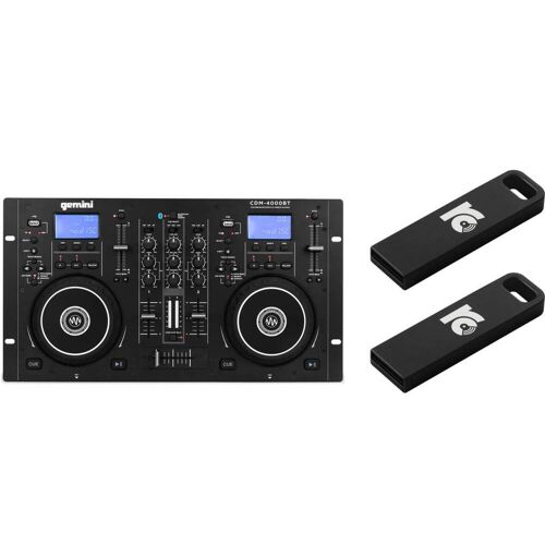 Gemini CDM-4000BT + 2x RC DJ USB Stick