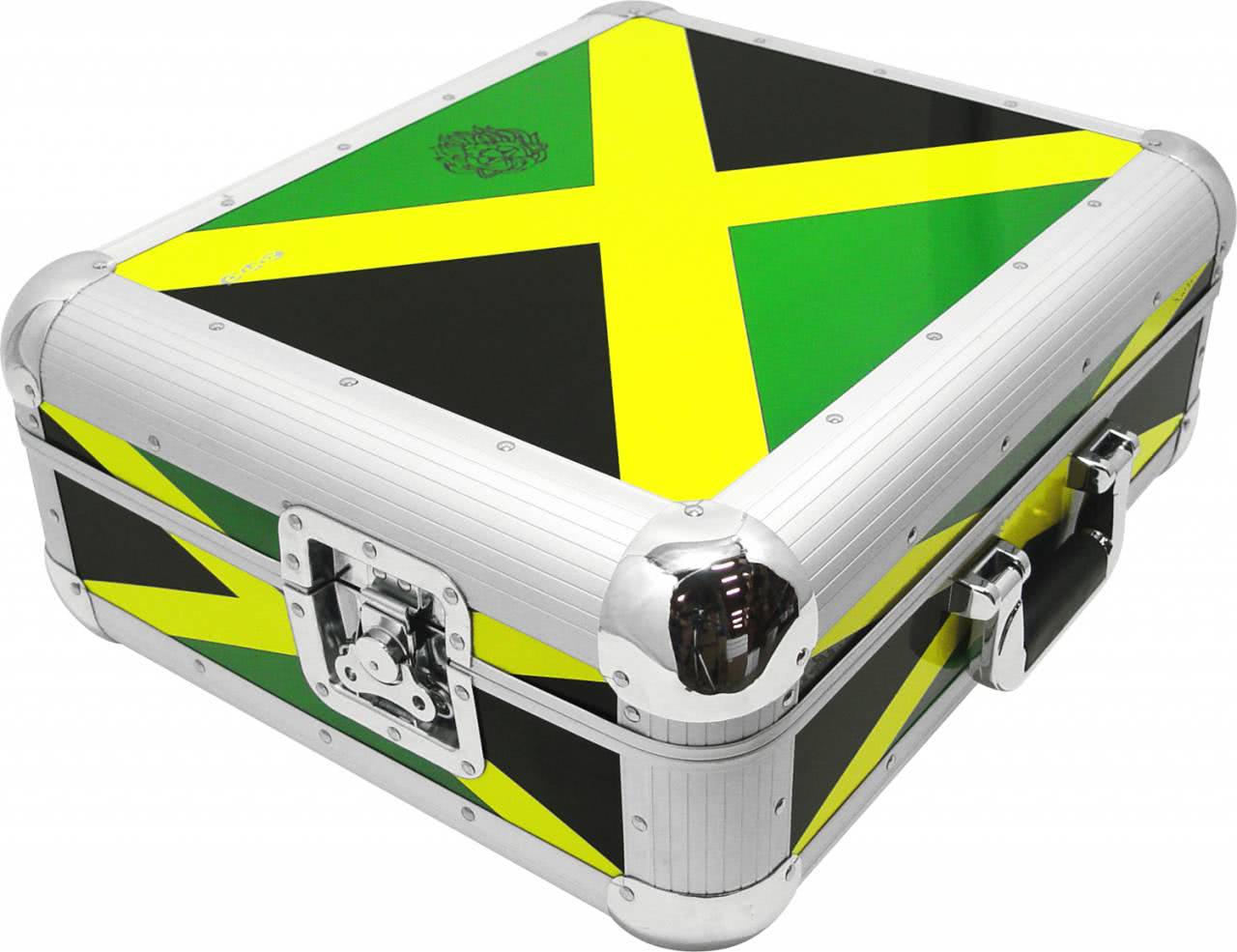 Zomo Flightcase SL-12 XT   Technics SL-1200 / SL-1210 Jamaica Flag