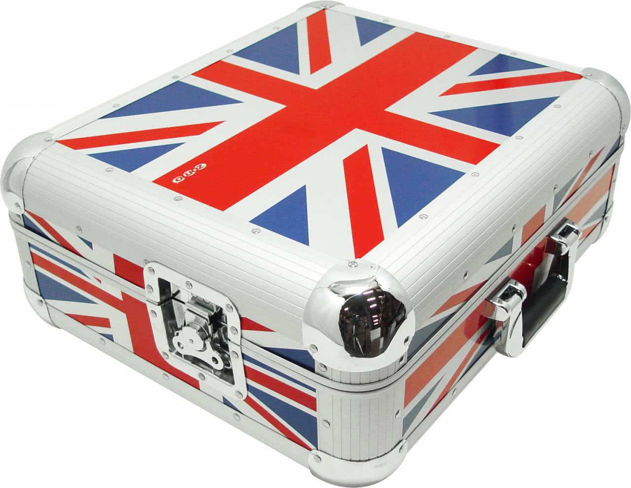 Zomo Flightcase SL-12 XT   Technics SL-1200 / SL-1210 UK-Flag