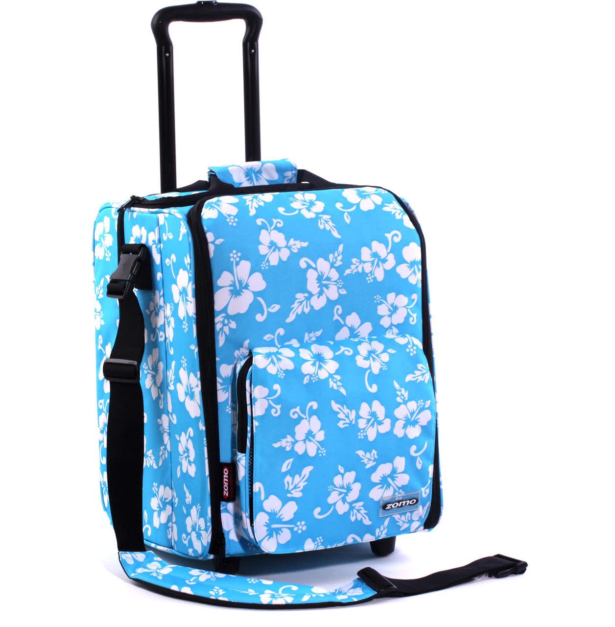 Zomo CD Trolley Premium Flower blau/schwarz