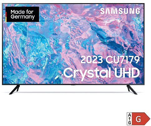 Samsung 65''/163cm Smart TV Crystal UHD CU7179 PurColor-Technologie Crystal-Prozessor 4K GU65CU7179UXZG"