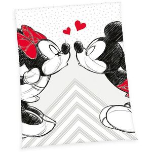 Disney Decke Micky & Minnie Mouse Mikrofaserflausch ca. 150x200cm