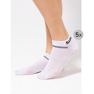 Skechers Unisex-Sneakersocken Baumwollmix Komfort-Bund 5 Paar