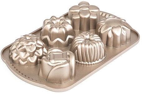 "WILKINSON 1888 LTD Mini Muffin-Backform für 6 Muffins verschiedene Motive Aluminium"