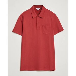 Sunspel Riviera Polo Shirt Wine