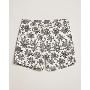 NN07 Gregor Printed Drawstring Shorts Off White/Black