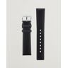 HIRSCH Pure Natural Rubber Watch Strap Black