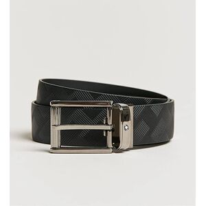 Montblanc Black 35 mm Leather Belt Black