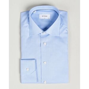 Eton Slim Fit Shirt Pepita Blue