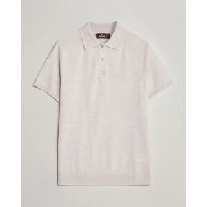 Morris Heritage Fleming Short Sleeve Merino Polo Off White