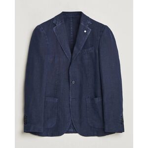 L.B.M. 1911 Jack Regular Fit Linen Blazer Navy