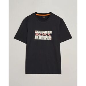 Boss ORANGE Printed Crew Neck T-Shirt Black