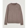 Morris Merino Crew Neck Pullover Brown