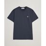 Stone Island Garment Dyed Cotton Jersey T-Shirt Navy Blue