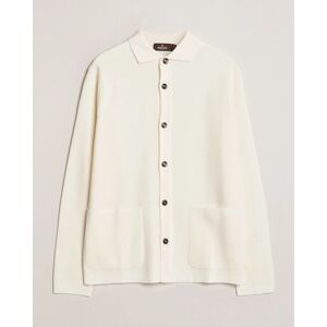 Morris Heritage Craig Merino Dress Cardigan White