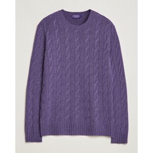 Ralph Lauren Purple Label Cashmere Cable Sweater Purple Melange