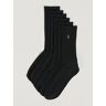 Polo Ralph Lauren 6-Pack Cotton Crew Socks Black