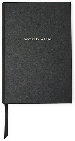 Smythson Panama World Atlas Black