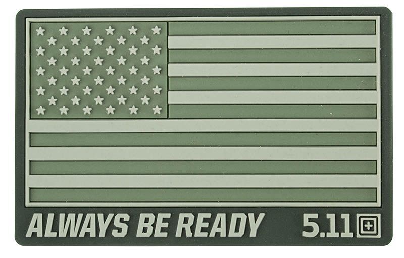 5.11 Tactical 5.11 USA Patch, 75 x 50 mm (OD Green 182)
