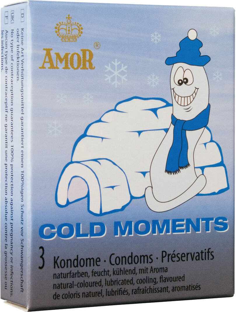 AMOR Cold Moments Kondome 3er