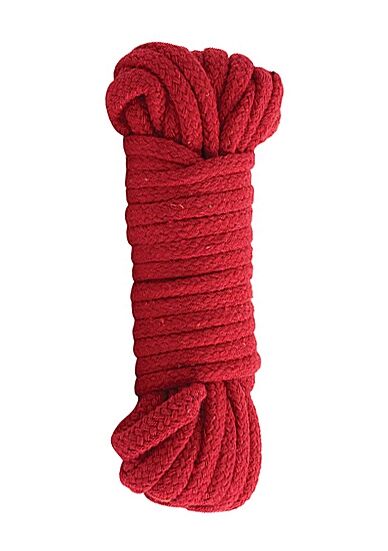 Doc Johnson Cotton Bondage Rope Japanesse - Style Red