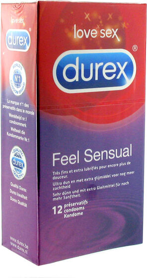 Durex - Feel Sensual Condoms 12 pcs