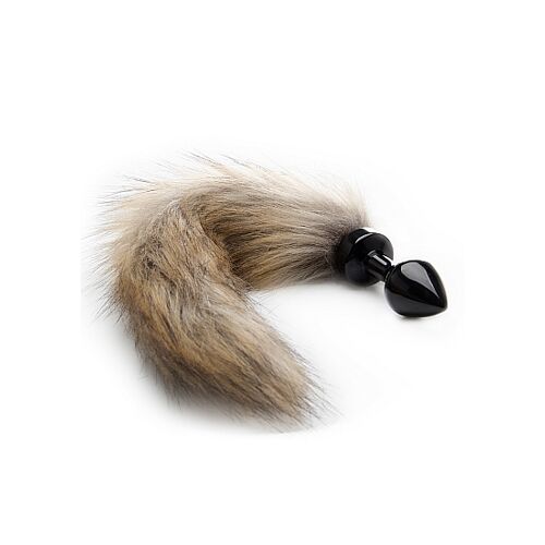 Ouch! Fox Tail Buttplug - Black