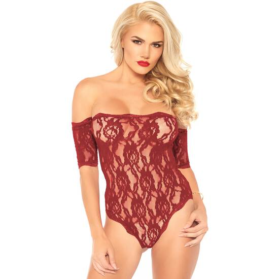 Leg Avenue Spitzenbody Burgundy (M/L)