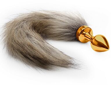 Ouch! Fox Tail Buttplug - Gold