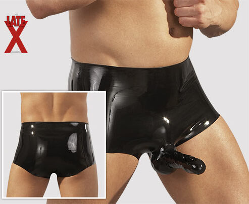 LateX Herren Latex Pants Black Cock S/M