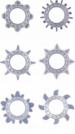 GC Cock Ring Set (transparent)