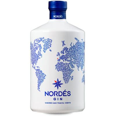 Nordés Atlantic Galician Gin - Eukalyptus, Zitronenverbene, Meeresfenchel - Gin Nordés Atlantic Galician Gin - Eukalyptus, Zitronenverbene, Meeresfenchel - Gin