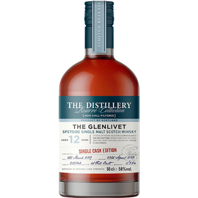 The Glenlivet Distillery The Glenlivet 12 Y.O. Single Cask Edition Butt 50 cl 50 cl. - 50cl The Glenlivet Distillery The Glenlivet 12 Y.O. Single Cask Edition Butt 50 cl 50 cl. - 50cl