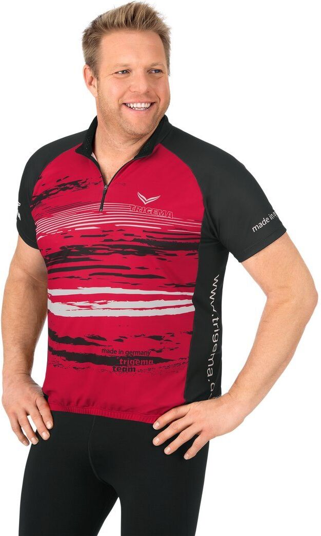 Trigema Radtrikot COOLMAX®, kirsch